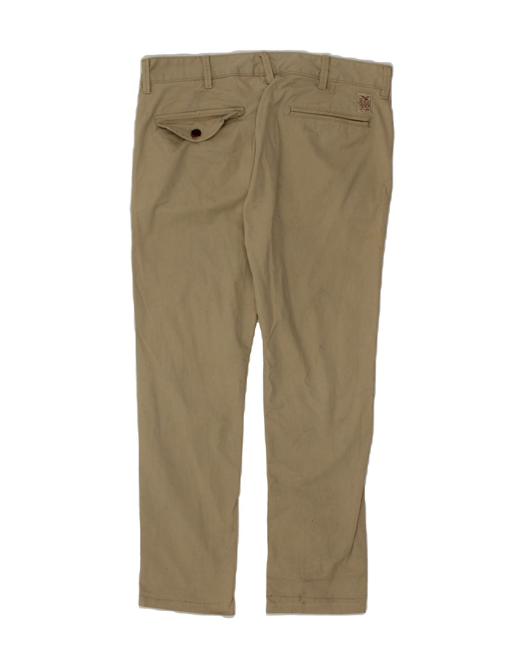 TOMMY HILFIGER Mens Slim Chino Trousers W33 L29  Beige Cotton Vintage Tommy Hilfiger and Second-Hand Tommy Hilfiger from Messina Hembry 