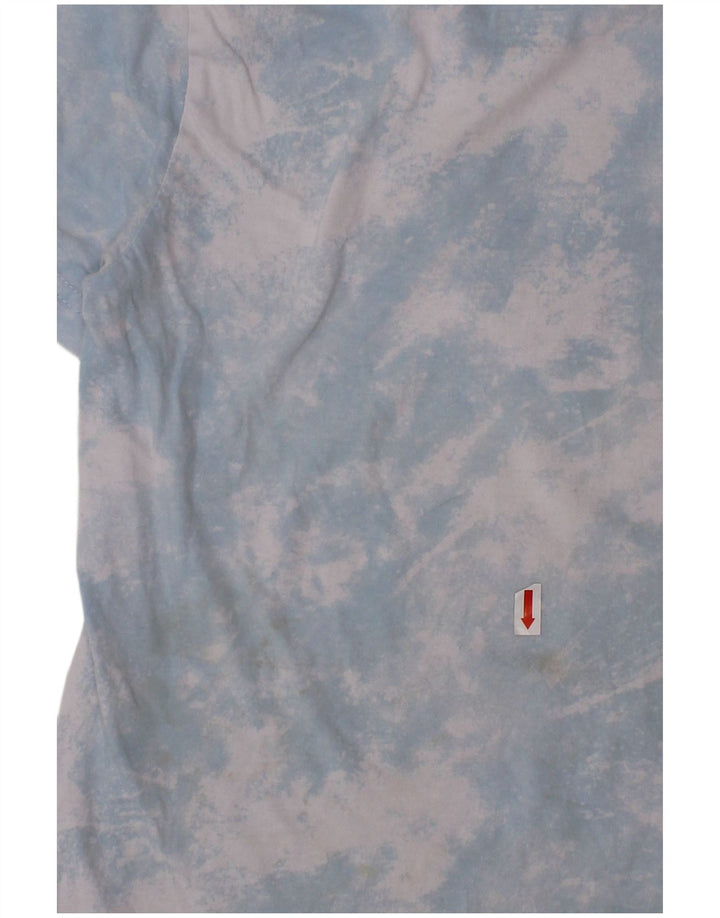 Camiseta gráfica masculina NIKE Top 6-7 anos grande azul tie-dye