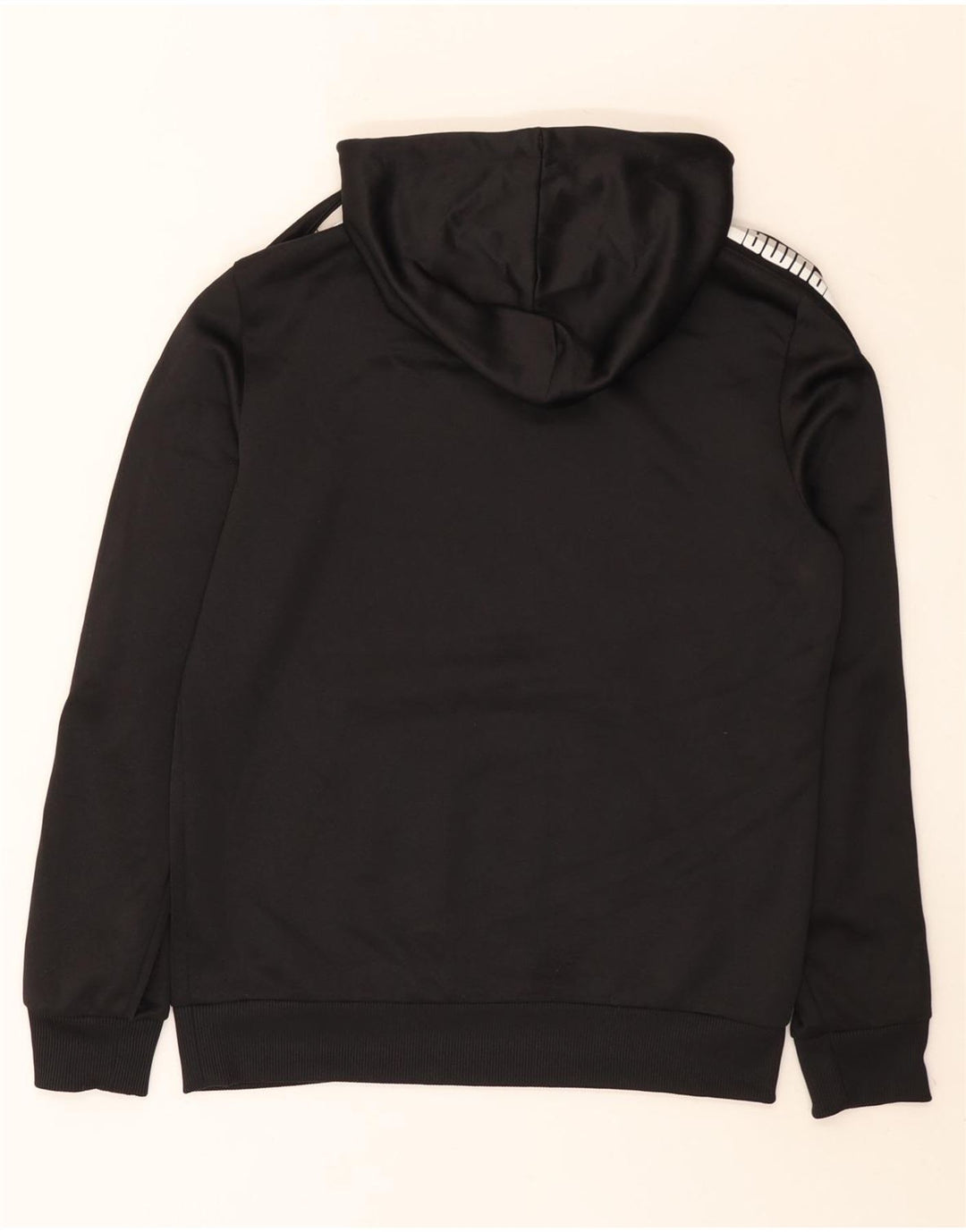 Puma masculino gráfico moletom com capuz XS poliéster preto