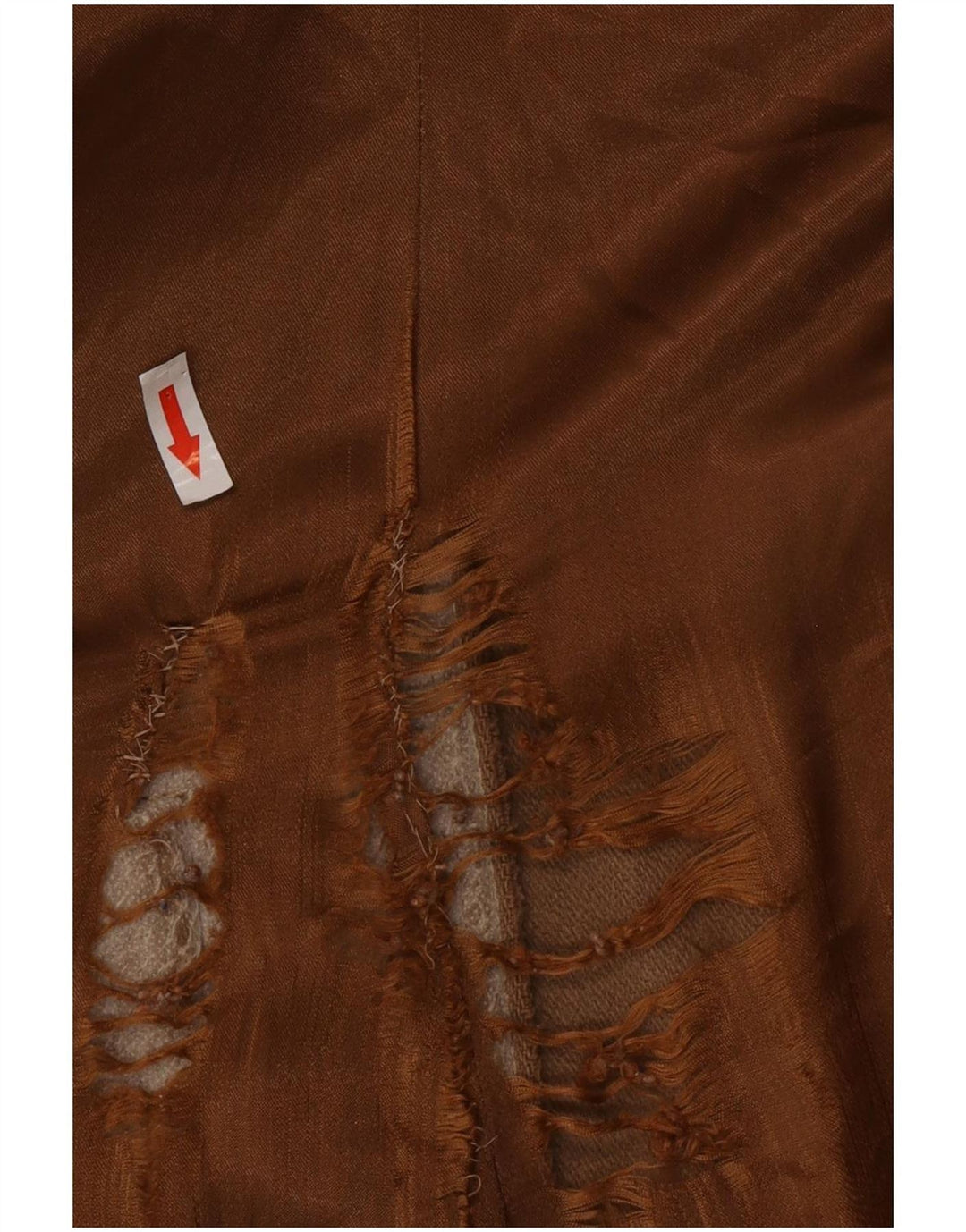 Casaco duffle feminino com capuz Benetton UK 10 pequeno bege