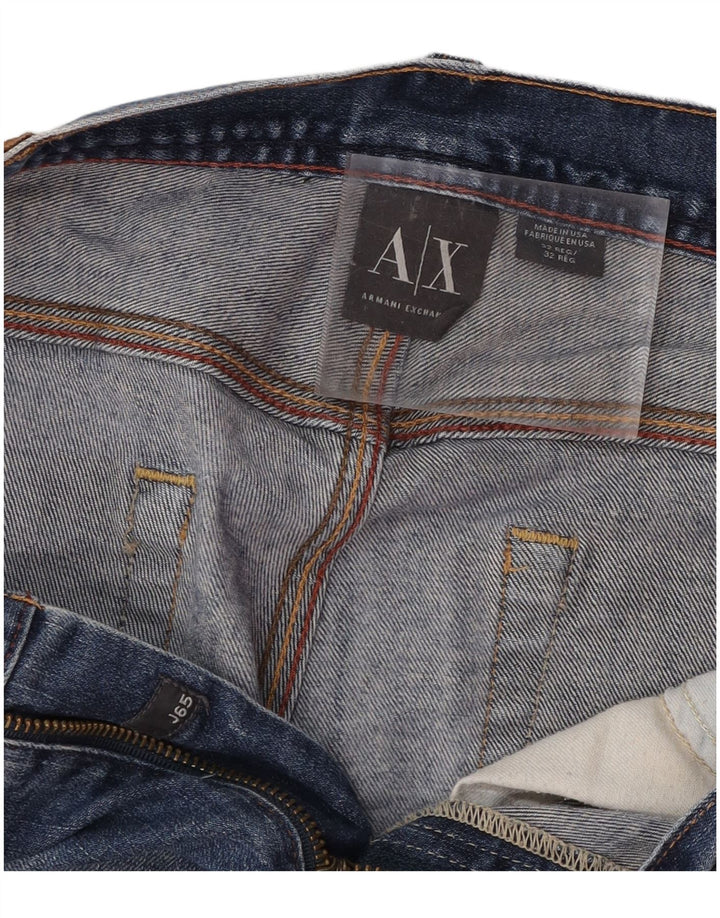 ARMANI EXCHANGE Calça jeans reta masculina W32 L29 algodão azul