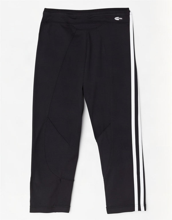 Adidas Womens Climacool Capri Leggings UK 10 Small Black Polyamide