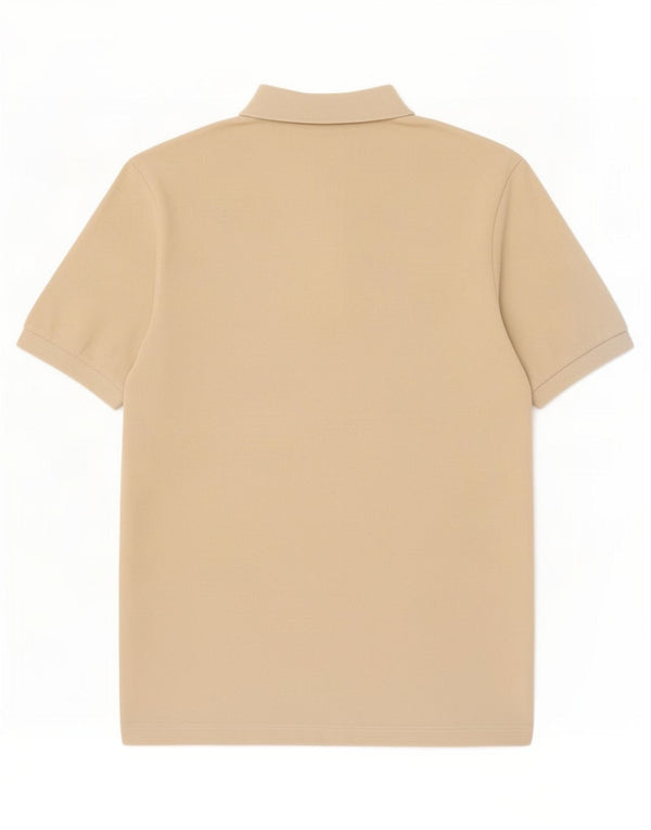 Camisa polo masculina Kappa algodão bege médio