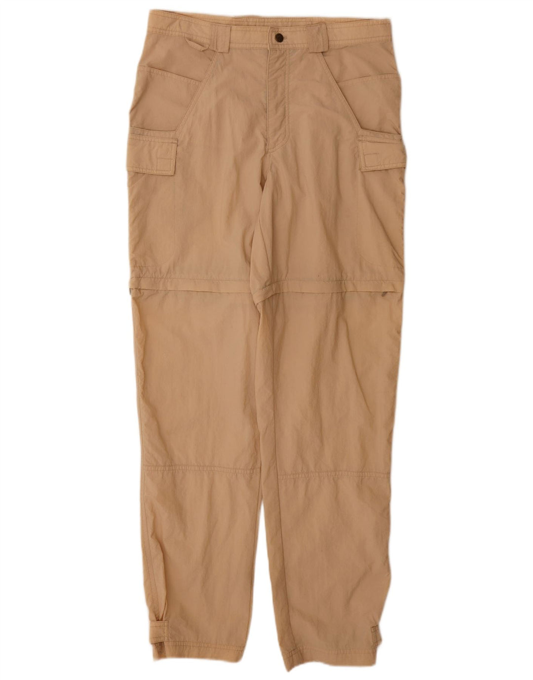 Calça corta-vento feminina Jack Wolfskin Cargo grande W32 L33 bege