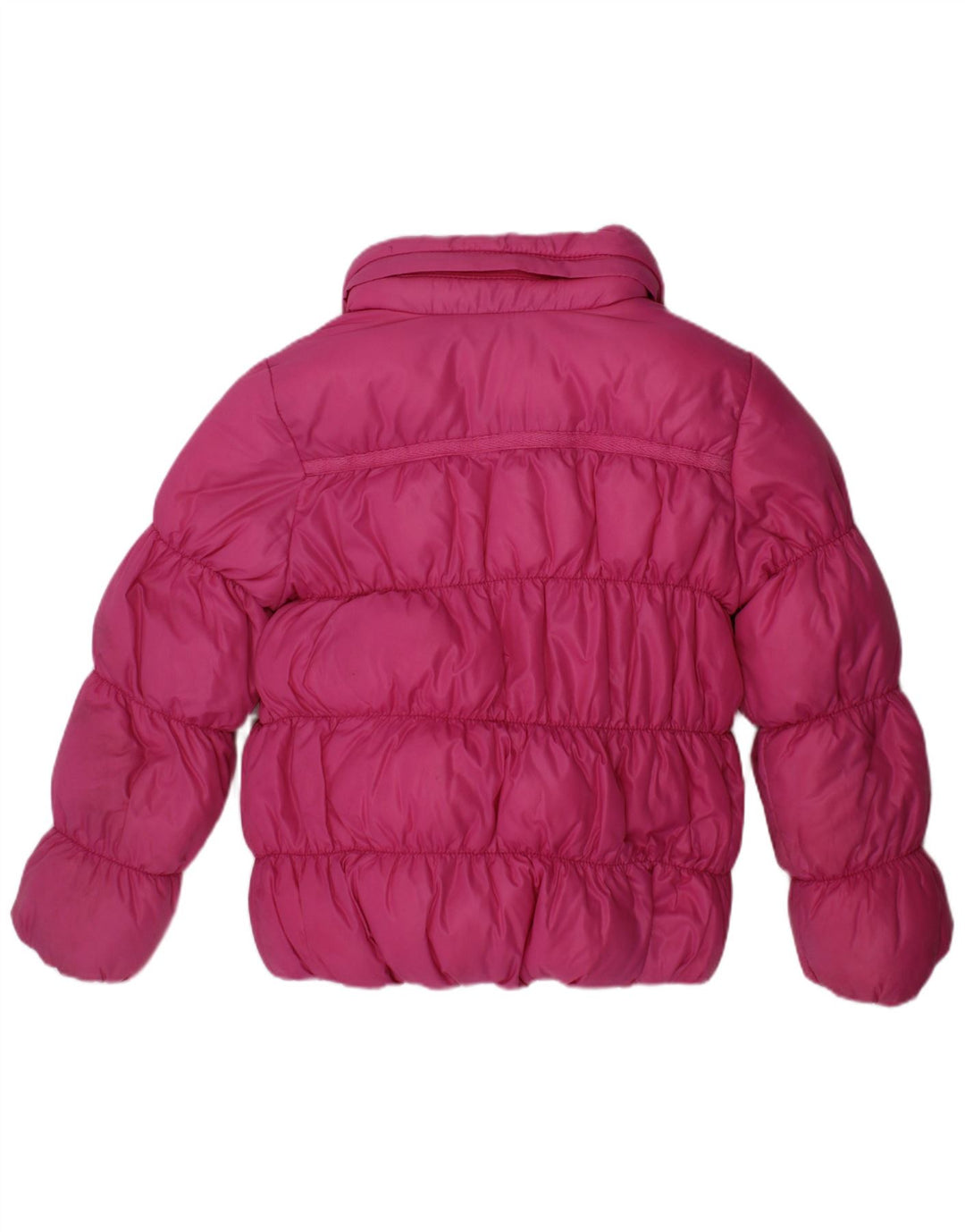 Jaqueta acolchoada reversível com capuz Dkny Girls 4-5 anos poliéster rosa
