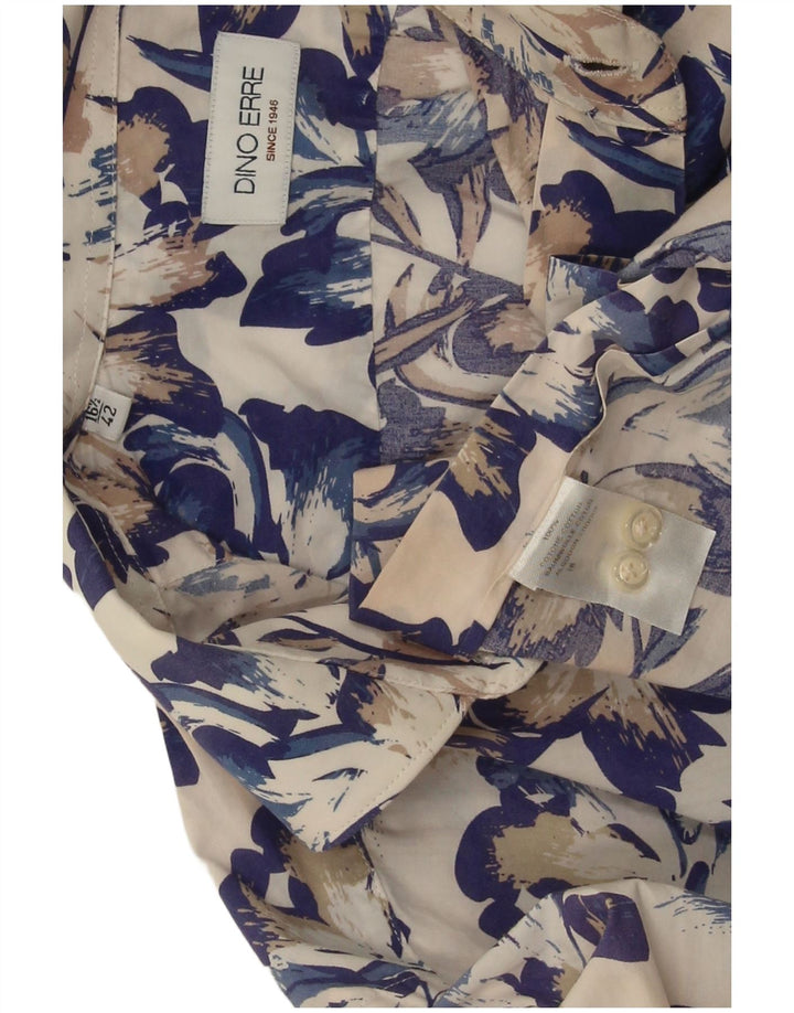 Camisa masculina Dino Erre tamanho 42 grande floral multicolorido