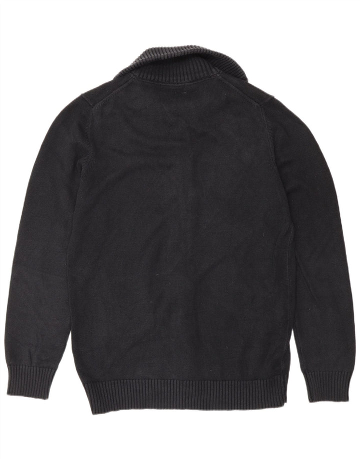 Suéter cardigã masculino Zara XL preto