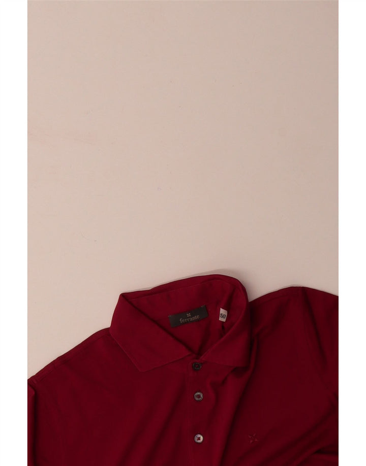 Camisa polo masculina FERRANTE IT 50 algodão rosa médio