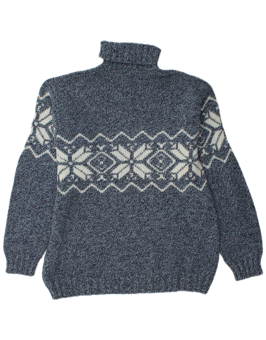 Suéter masculino Barbieri com gola redonda XL azul marinho Fair Isle