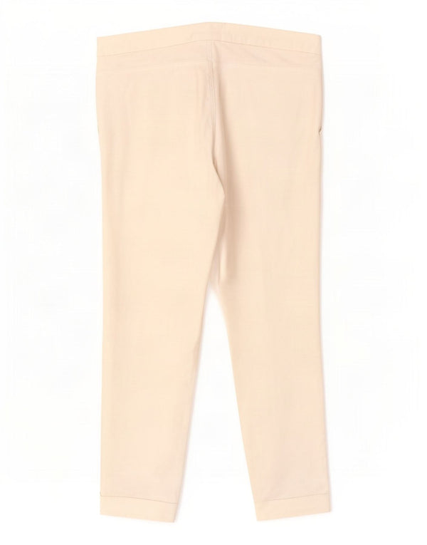 Zara Calça Feminina Slim Cropped Reino Unido 14 Médio W30 L25 Branco
