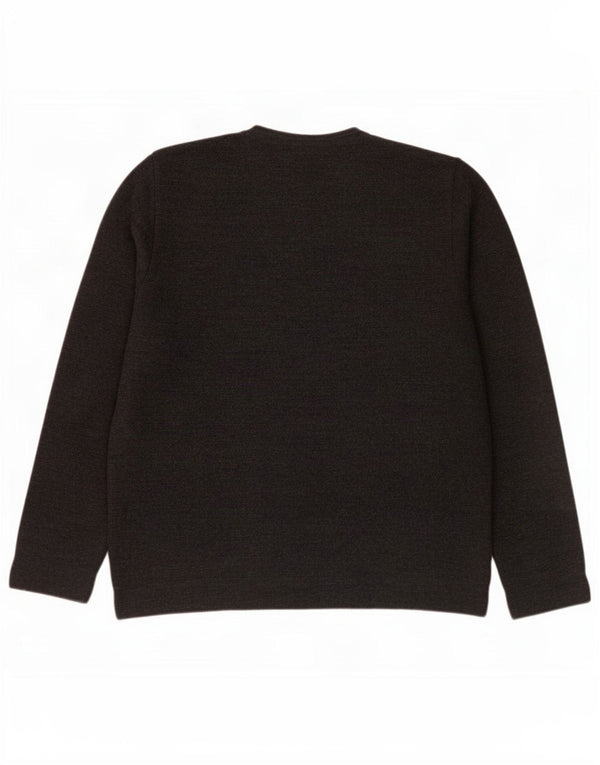 Zara Suéter masculino com decote em V XL cinza acrílico
