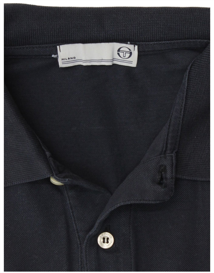 Camisa pólo masculina Sergio Tacchini grande azul marinho