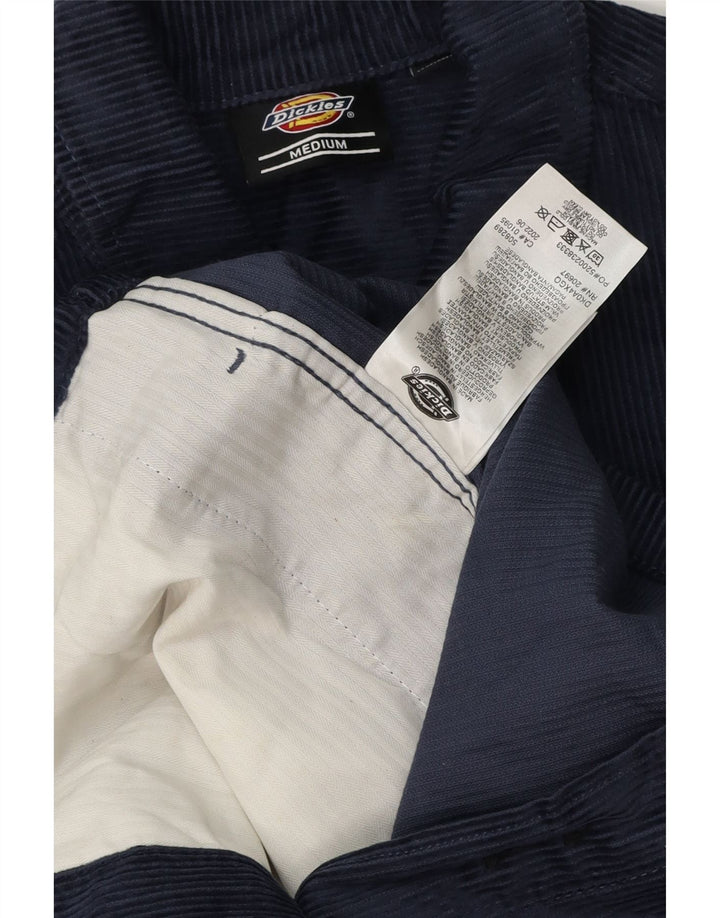 Camisa masculina de veludo cotelê Dickies médio azul marinho algodão