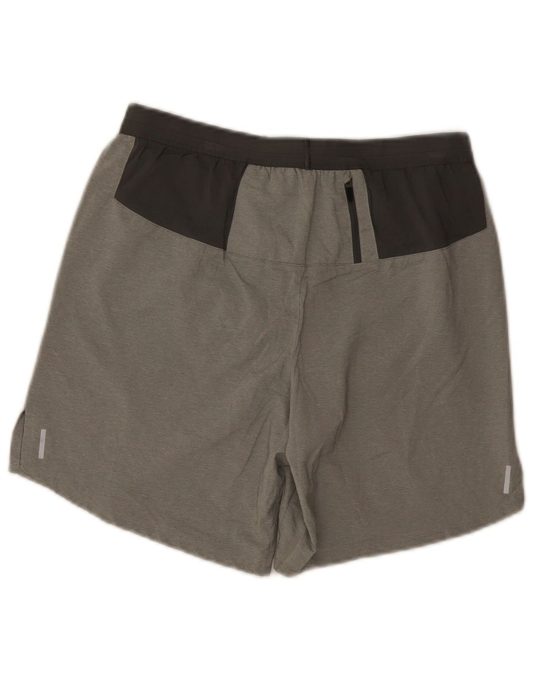 Shorts esportivos femininos Nike Dri Fit UK 10 poliéster cinza pequeno