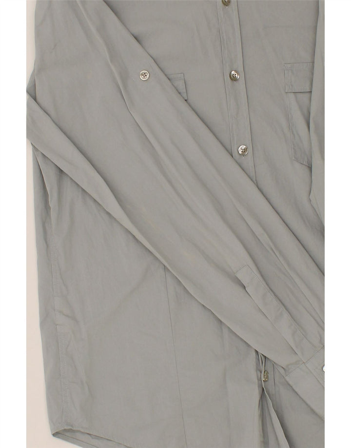 HUGO BOSS Mens Slim Fit Shirt Large Grey Vintage Hugo Boss and Second-Hand Hugo Boss from Messina Hembry 