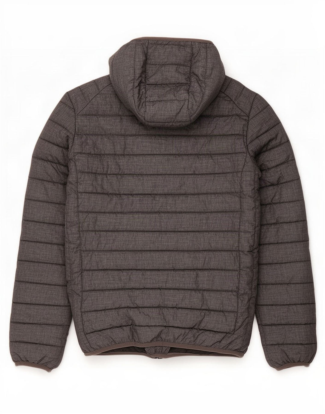 Jaqueta masculina acolchoada com capuz Ellesse UK 34 XS cinza nylon