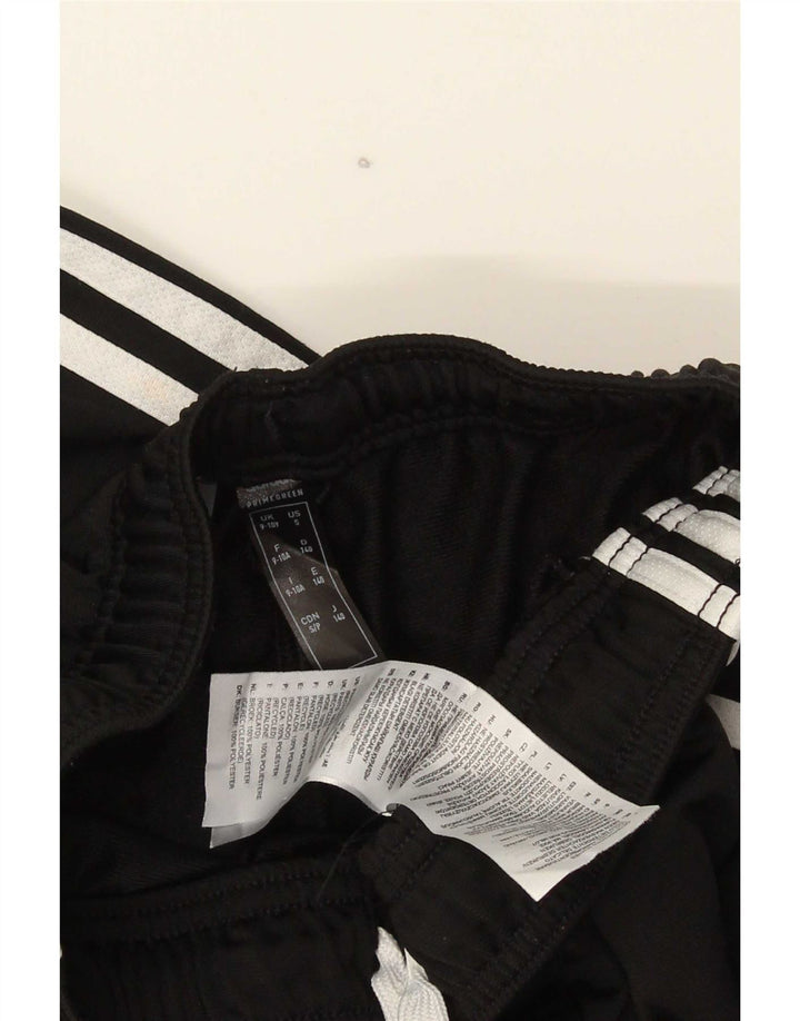 Adidas meninos calças de treino joggers 9-10 anos preto poliéster