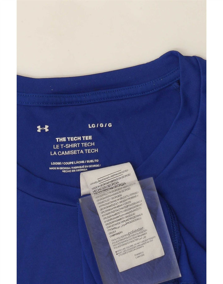 Camiseta masculina Under Armour grande poliéster azul