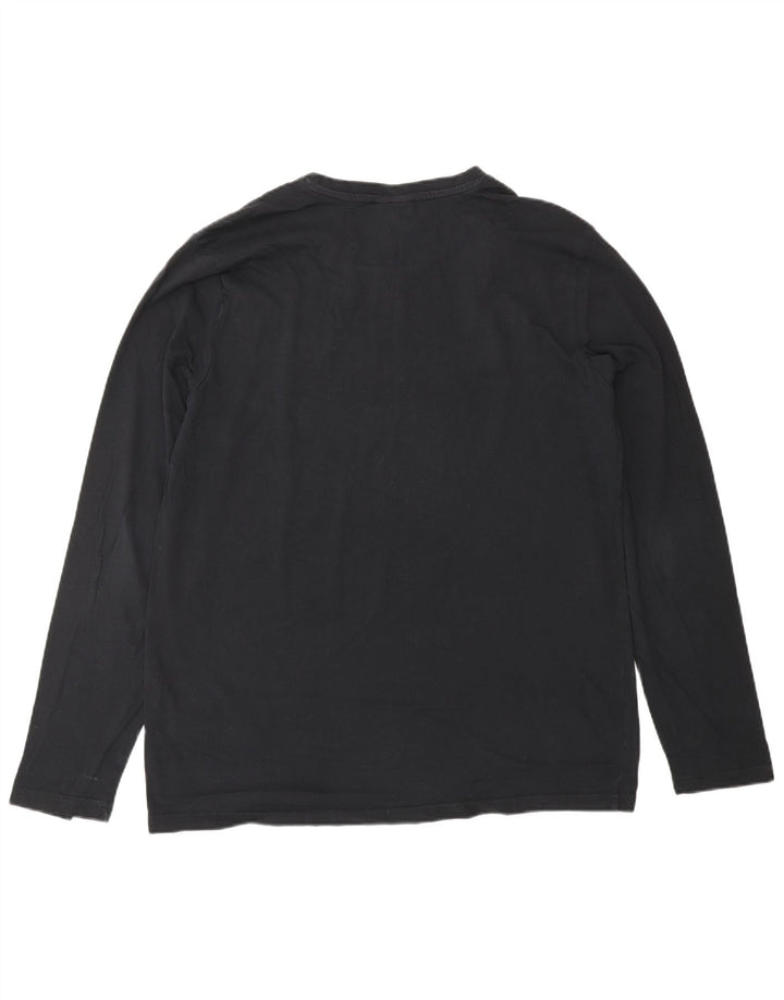 DIADORA Mens Top Manga Longa Grande Preto