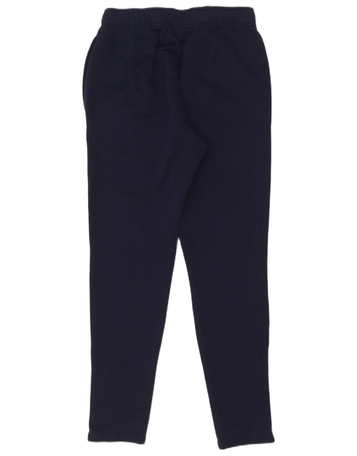 Calça de treino masculina Nike Dri Fit pequena azul marinho poliéster