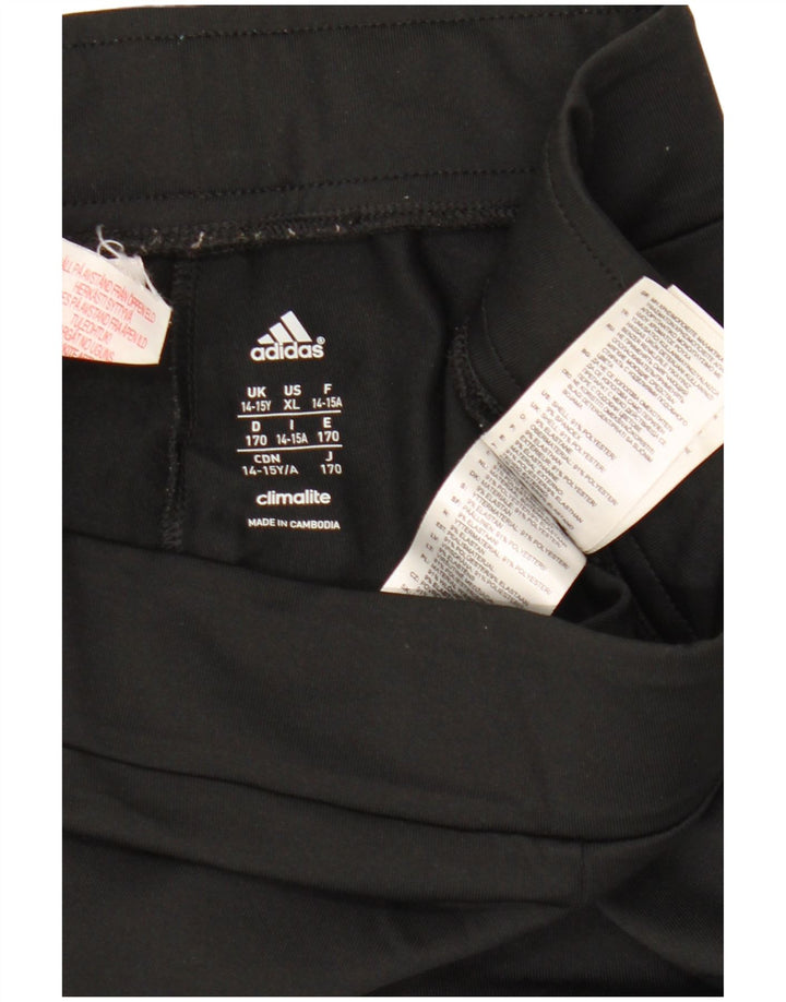 Leggings Adidas Meninas Climalite 14-15 Anos Preto Poliéster