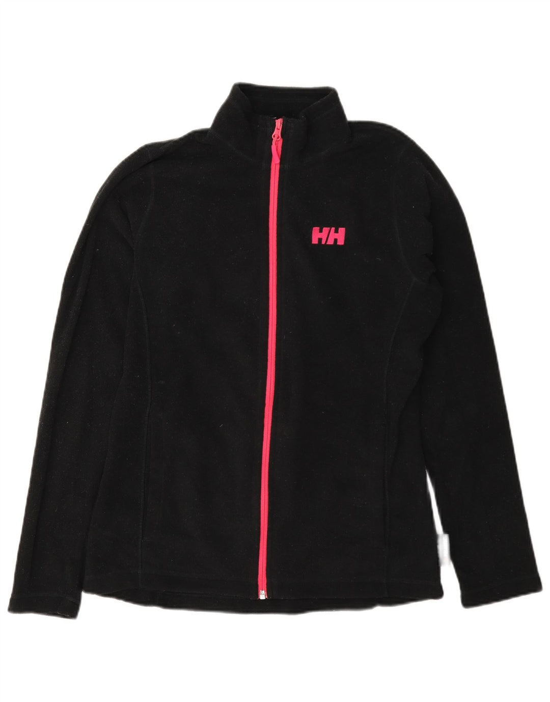 Jaqueta de lã feminina Helly Hansen UK 16 grande poliéster preto