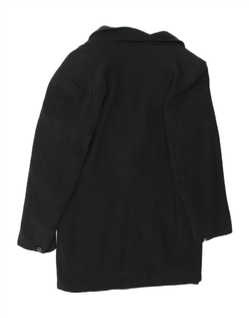 SPORTMAX Womens 1 Button 3/4 Sleeve Blazer Jacket UK 12 Medium Black Vintage Sportmax and Second-Hand Sportmax from Messina Hembry 