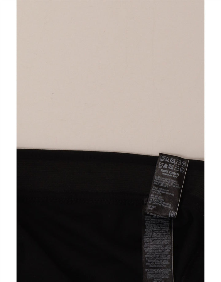 Calça de treino feminina Marks & Spencer UK 20 2XL preta viscose