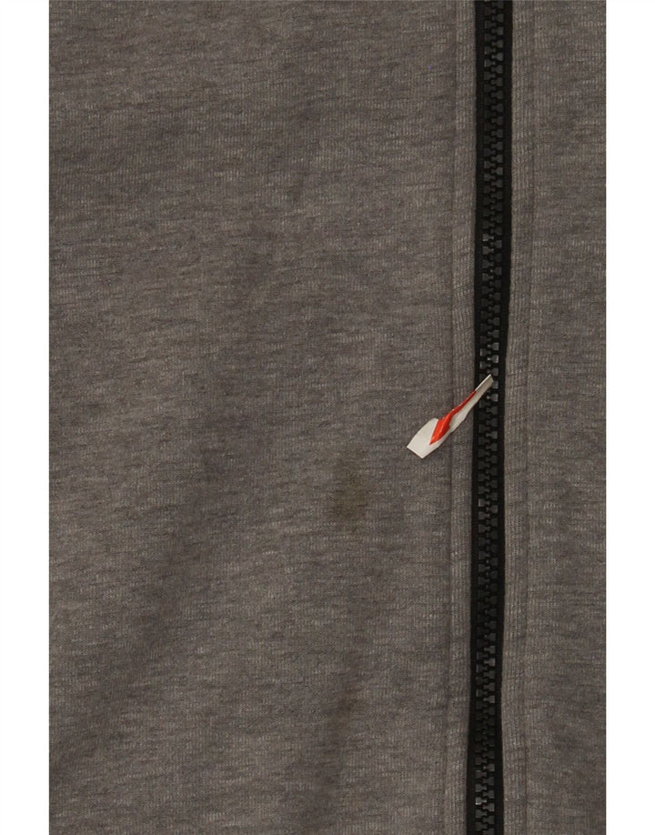 Suéter Nike masculino com capuz e zíper XL cinza algodão