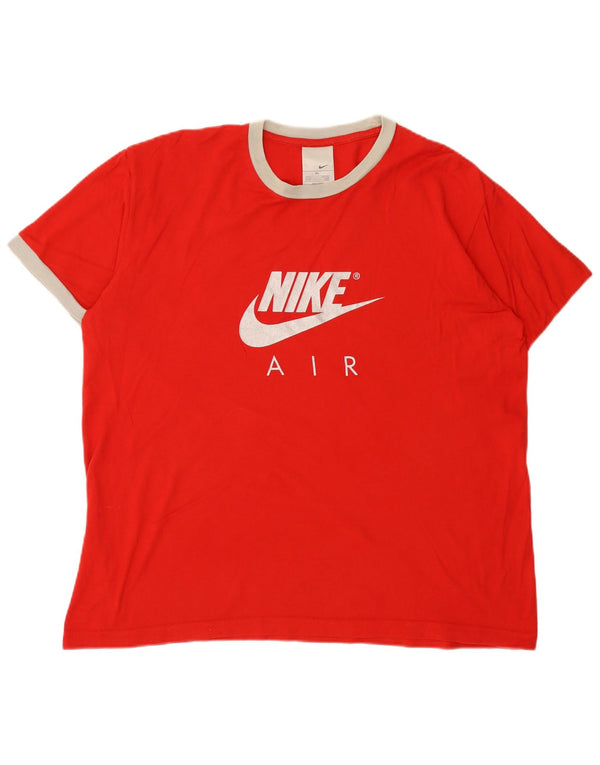 Camiseta Nike masculina gráfica Top XL algodão vermelho