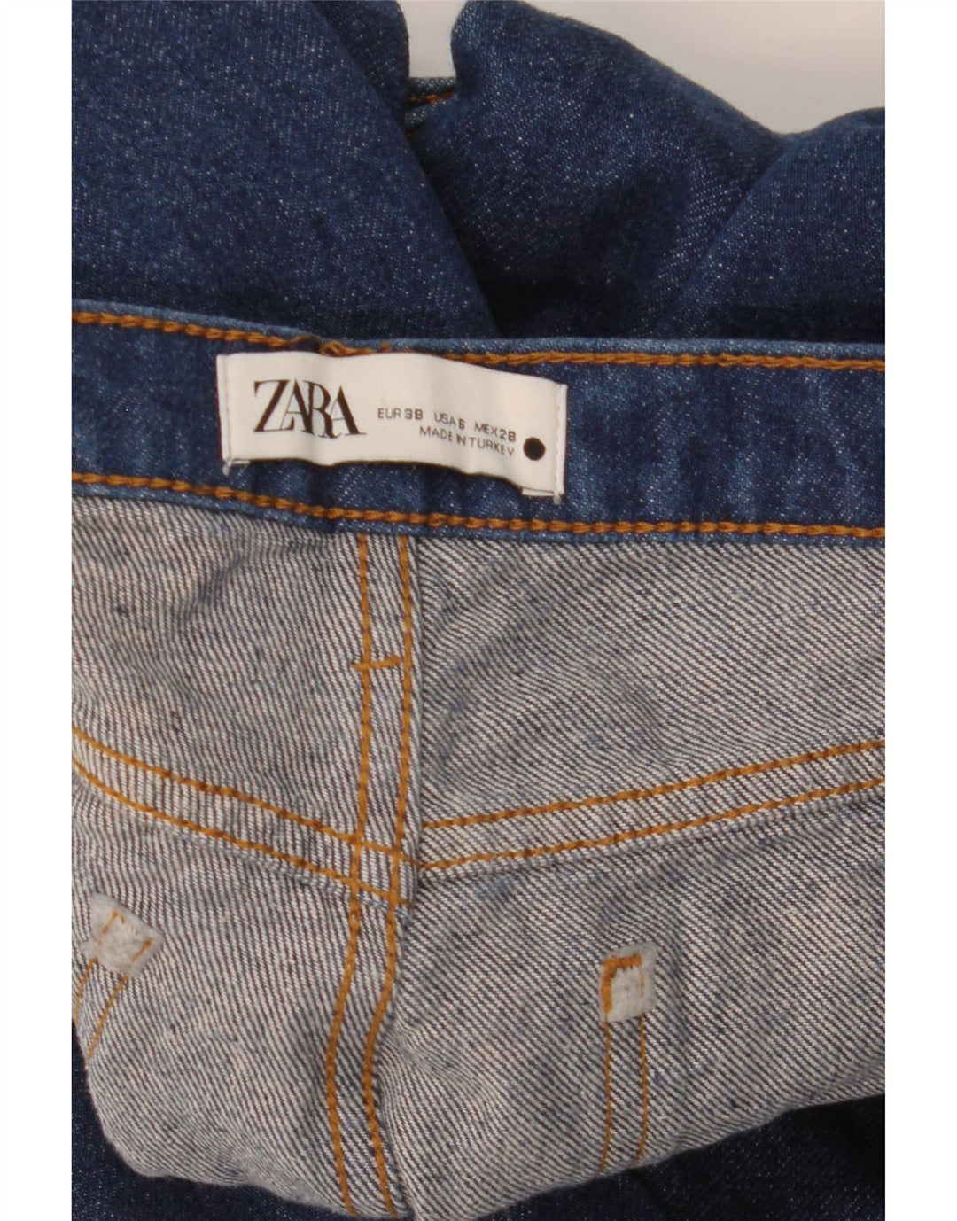 ZARA Mulheres Bootcut Jeans EU 38 Pequeno W28 L34 Azul