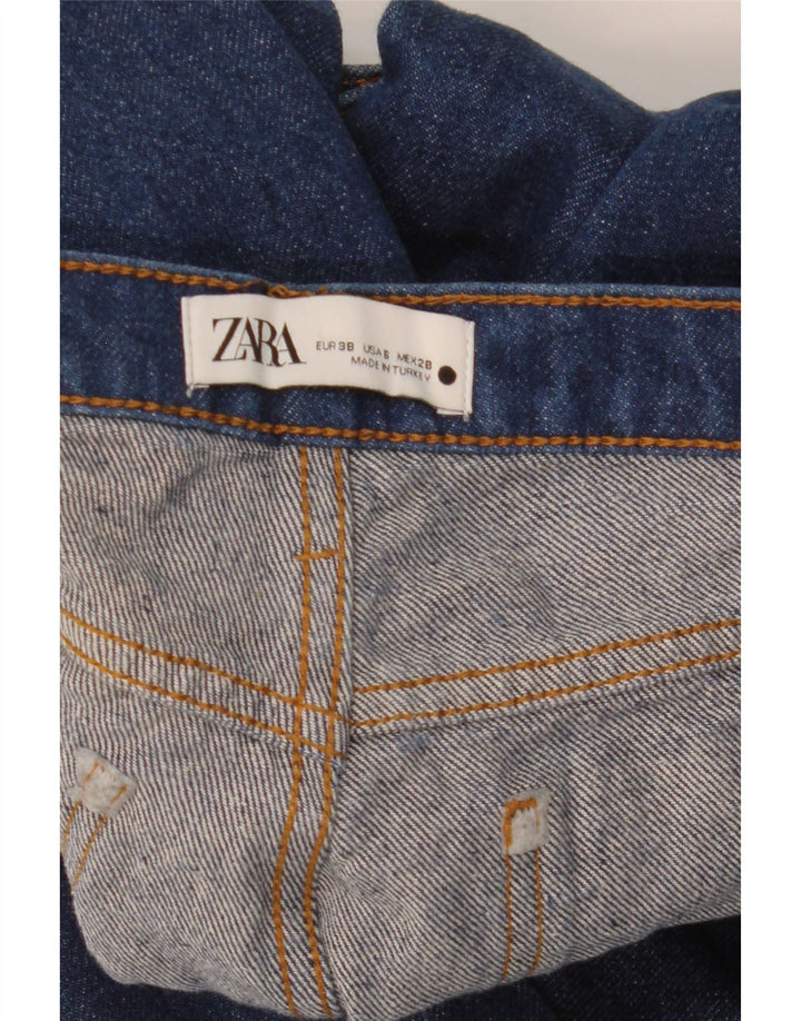 ZARA Mulheres Bootcut Jeans EU 38 Pequeno W28 L34 Azul