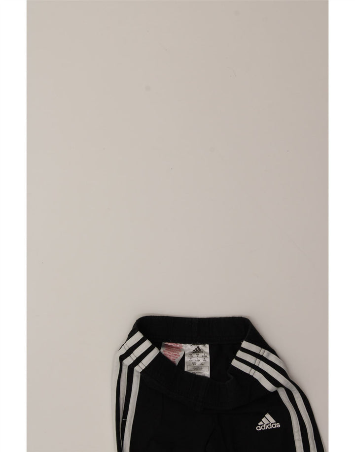 ADIDAS Girls Leggings 9-10 Years  Black Cotton Vintage Adidas and Second-Hand Adidas from Messina Hembry 