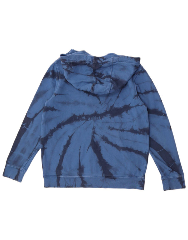 Vans Meninos Hoodie Jumper 8-9 Anos Pequeno Azul Tie Dye Algodão