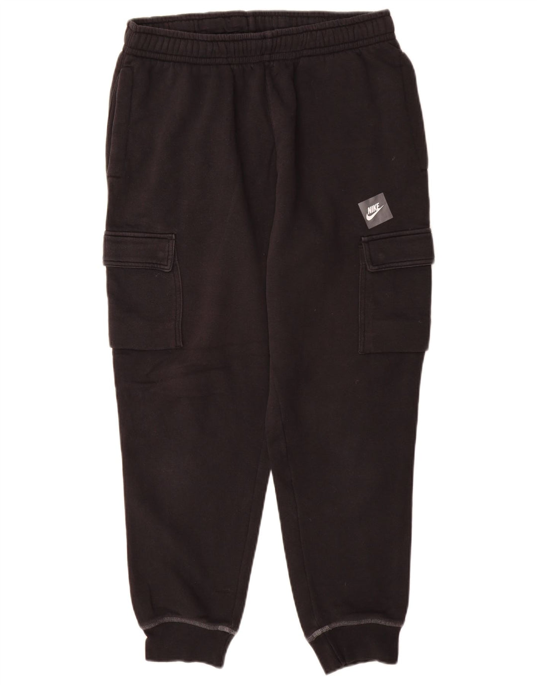 Nike Mens Cargo Graphic Calças de treino Joggers médio preto algodão