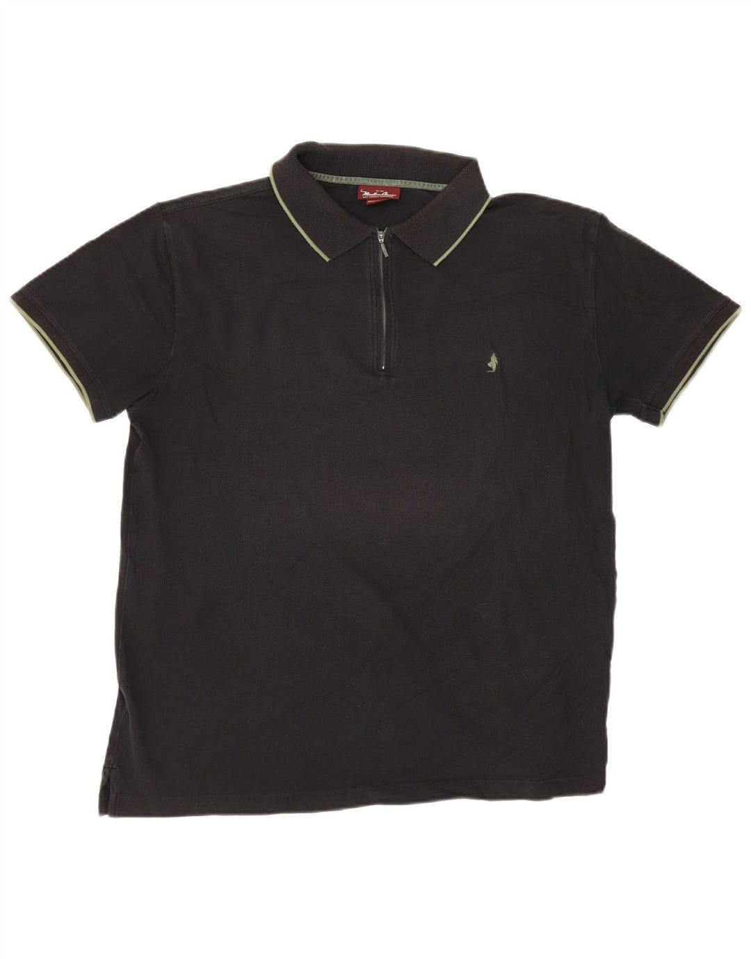Camisa polo masculina Marlboro Classics 3XL algodão preto