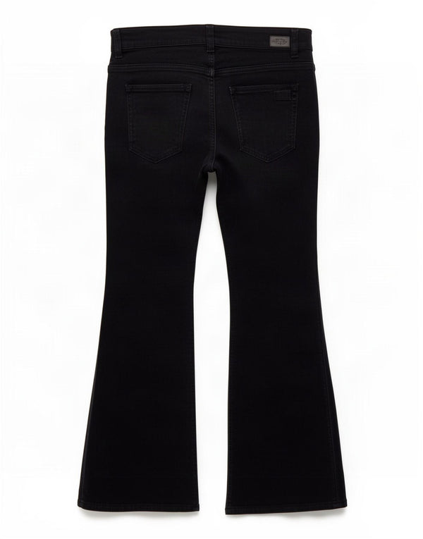 Calça Calvin Klein Jeans Feminina Bootcut Corduroy W29 L28 Azul Marinho