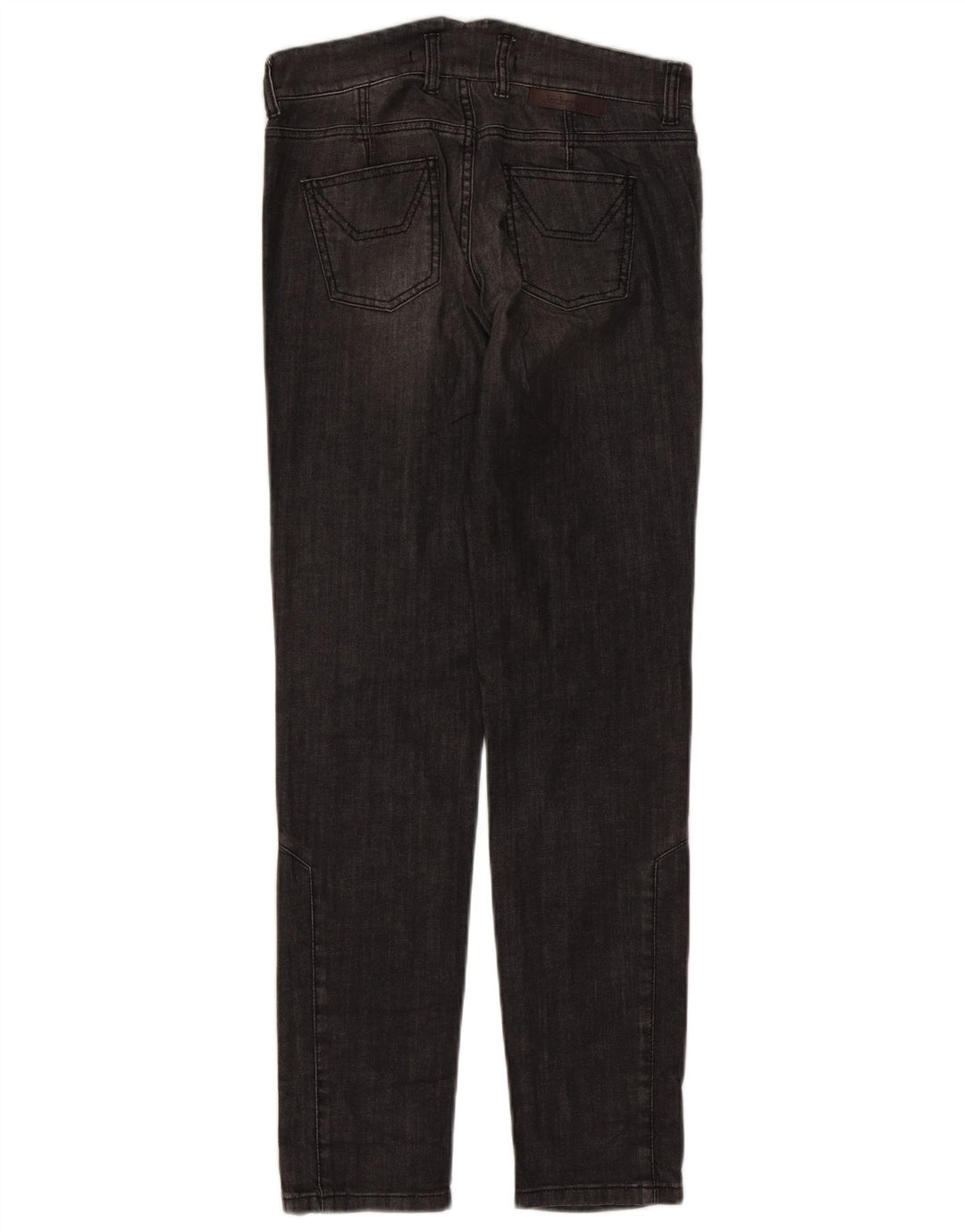 Calça jeans feminina Jeckerson W27 L29 algodão preto