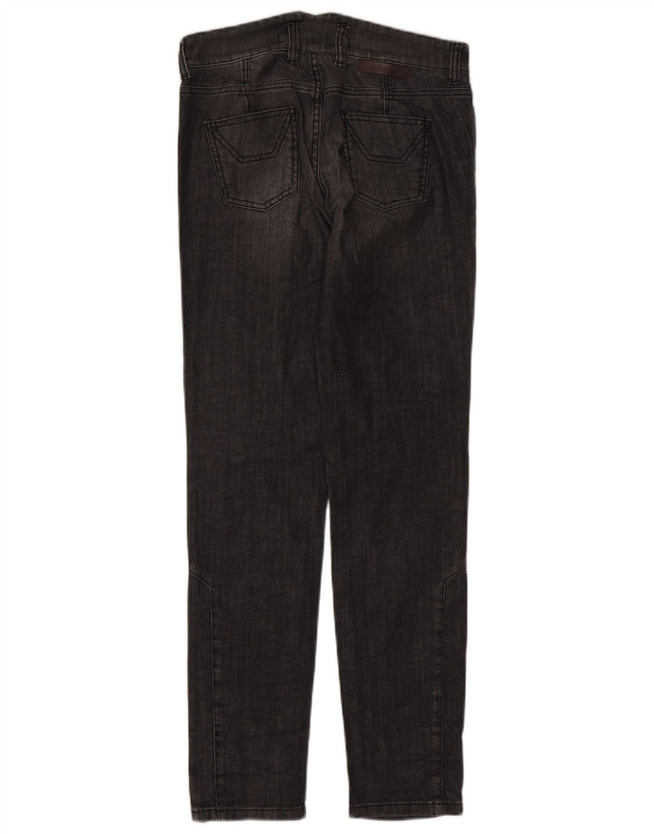 Calça jeans feminina Jeckerson W27 L29 algodão preto