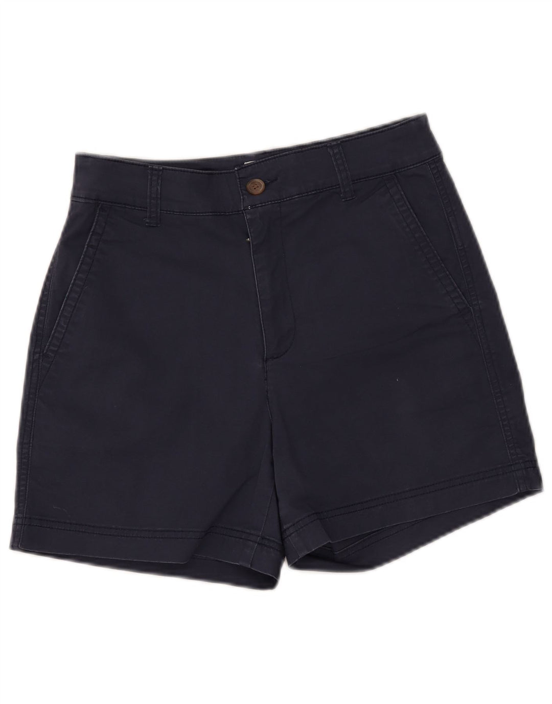 Shorts Chino Feminino Namorada Gap US 4 Pequeno W28 Azul Marinho
