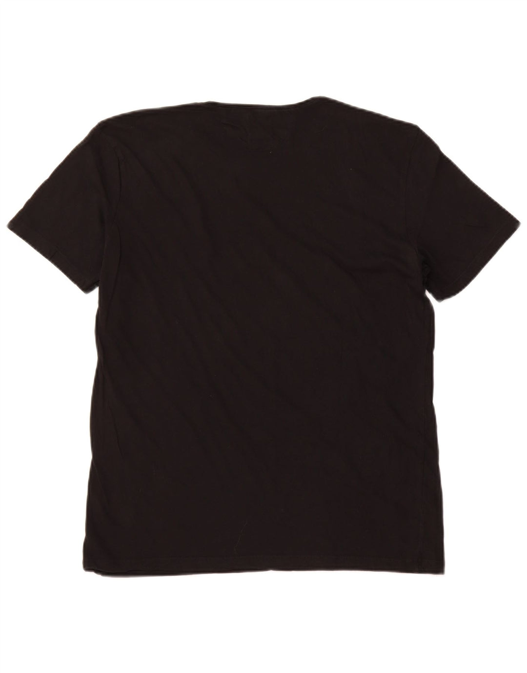 Zara Camiseta Feminina Easy Fit Top UK 14 Grande Preto