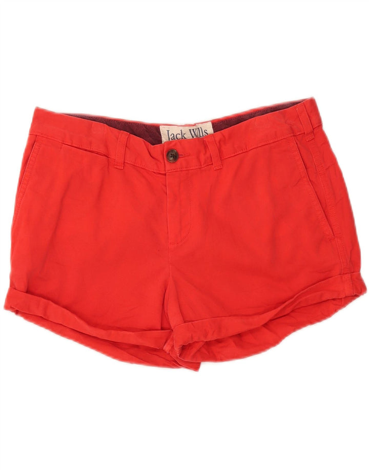Shorts Chino Feminino Jack Wills Reino Unido 12 Médio W32 Vermelho