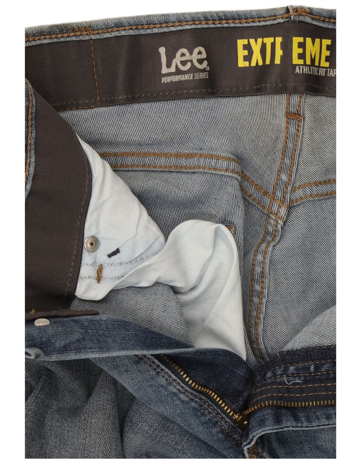 Lee Womens Extreme Motion Jeans retos W30 L28 algodão azul