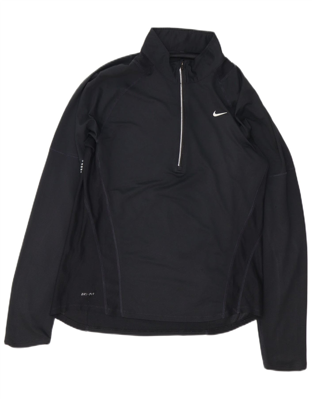 Nike Mens Dri Fit Pullover Treino Top Reino Unido 38/40 Médio Azul Marinho