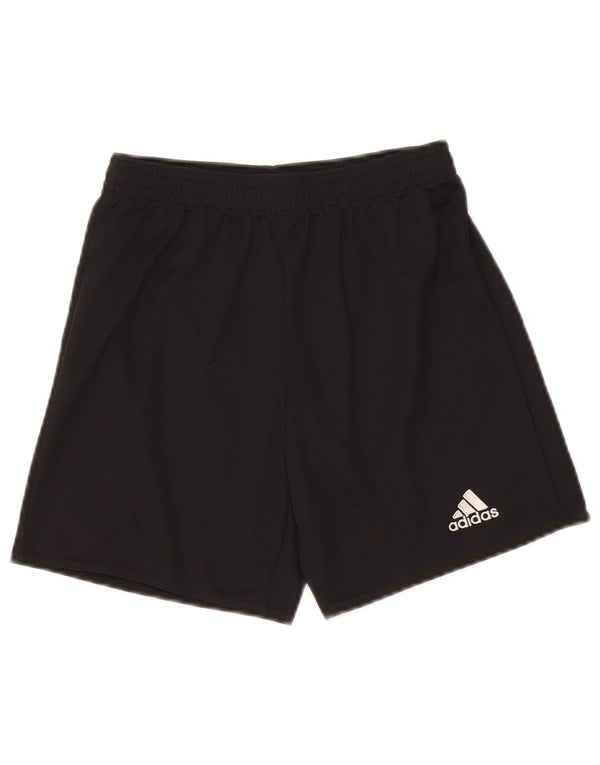 Shorts esportivos Adidas Boys Climalite 9-10 anos preto poliéster