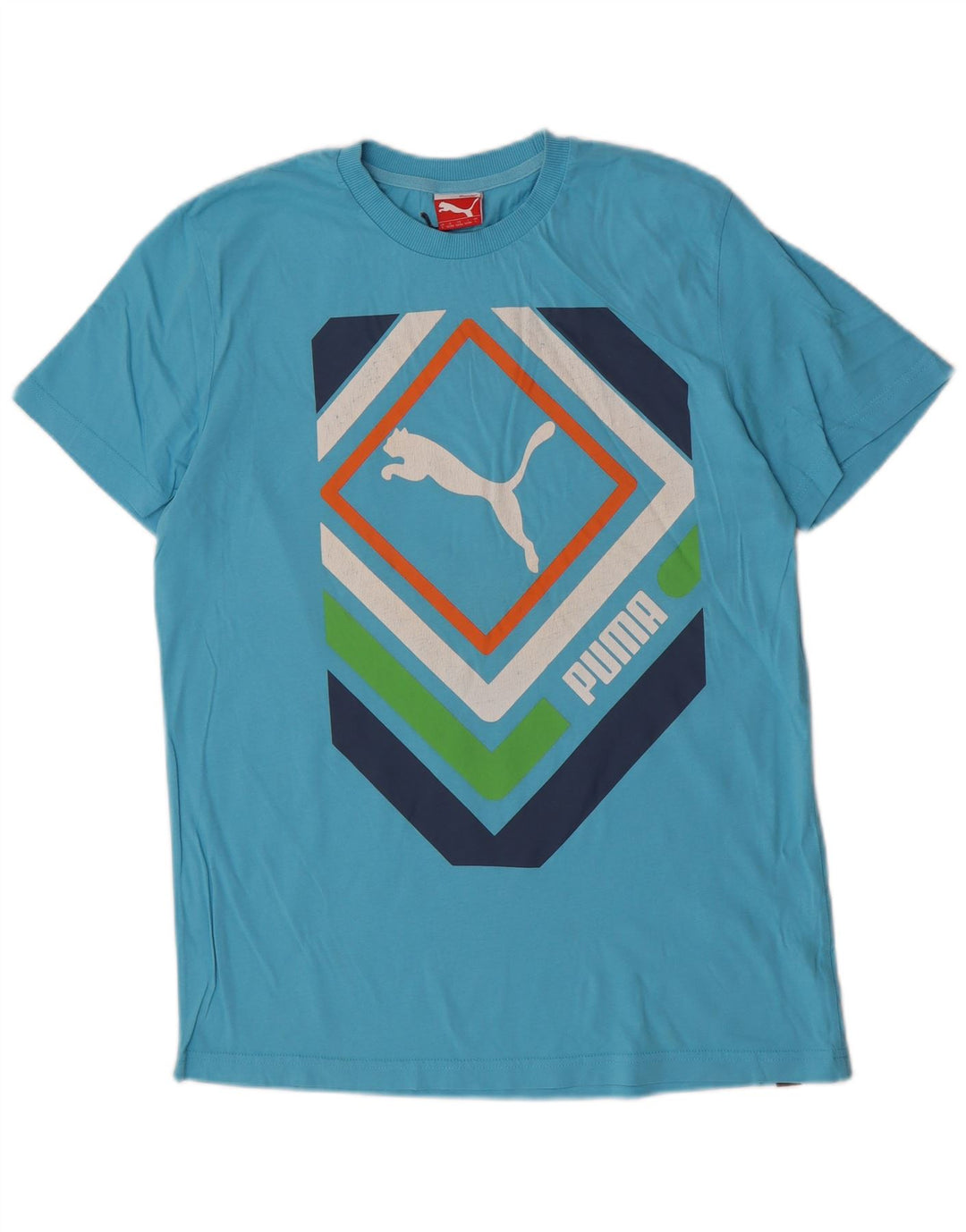 Puma Camiseta Masculina Graphic Top Grande Azul