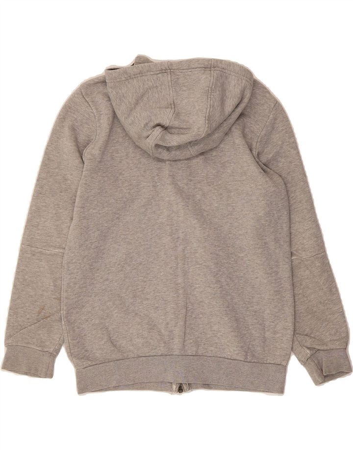 ADIDAS Boys Zip Hoodie Sweater 11-12 Years Grey Cotton Vintage Adidas and Second-Hand Adidas from Messina Hembry 