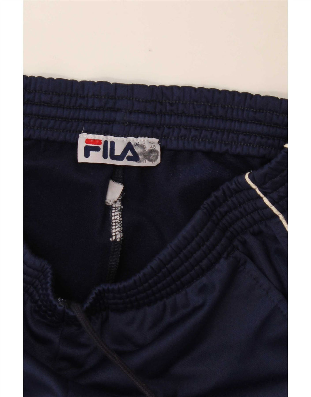 Calça de treino masculina Fila pequena azul marinho