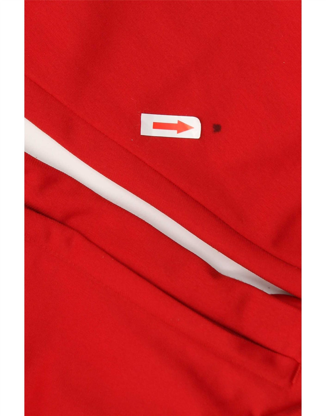 Adidas Mens Tracksuit Top Jacket Pequeno Poliéster Vermelho
