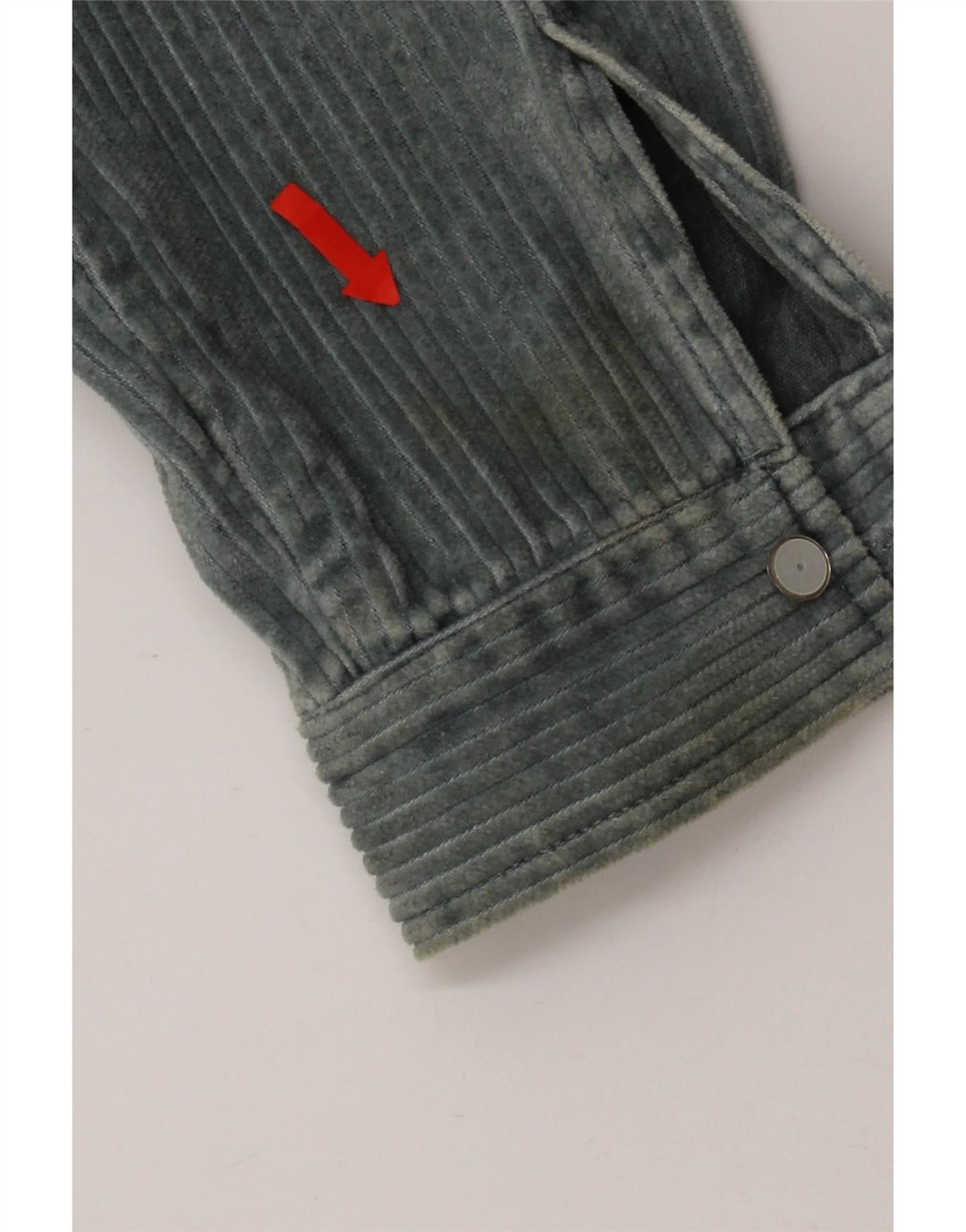 Jaqueta masculina de veludo Billabong UK 38 algodão azul médio